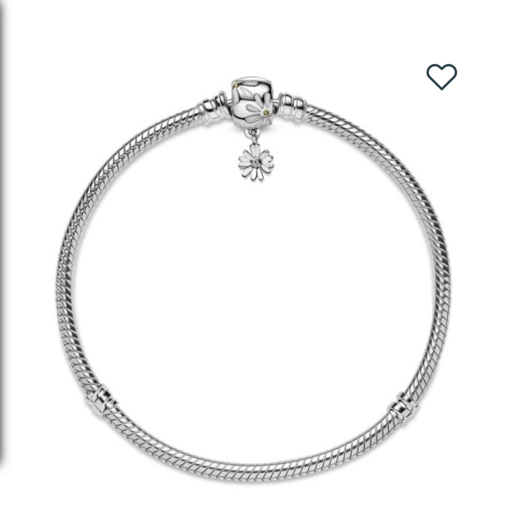 Pandora Silver Bracelet with Floral Charm
